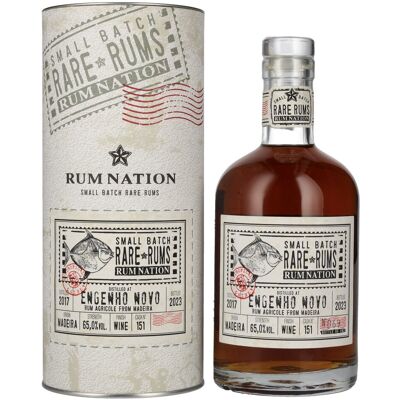 Rum Nation Rare Rum ENGENHO NOVO 2017/2023 65% Vol. 0,7l in geschenkverpakking Rum Nation Rare Rum ENGENHO NOVO 2017/2023 65% Vol. 0,7l in geschenkverpakking
