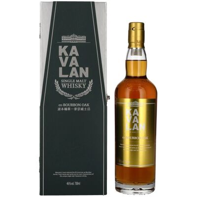 Kavalan Whisky Kavalan EX-BOURBON OAK CASK Single Malt Whisky 46% Vol. 0,7l in geschenkverpakking Kavalan Whisky Kavalan EX-BOURBON OAK CASK Single Malt Whisky 46% Vol. 0,7l in geschenkverpakking