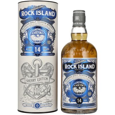 Douglas Laing ROCK ISLAND 14 Years Old Sherry Edition 46,8% Vol. 0,7l in geschenkverpakking Douglas Laing ROCK ISLAND 14 Years Old Sherry Edition 46,8% Vol. 0,7l in geschenkverpakking