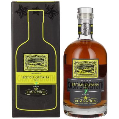 Rum Nation British Guyana 7 Years Old Limited Edition 59% Vol. 0,7l in geschenkverpakking Rum Nation British Guyana 7 Years Old Limited Edition 59% Vol. 0,7l in geschenkverpakking
