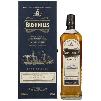 Bushmills RUM CASK Reserve The Steamship Collection 40% Vol. 0,7l in geschenkverpakking Bushmills RUM CASK Reserve The Steamship Collection 40% Vol. 0,7l in geschenkverpakking