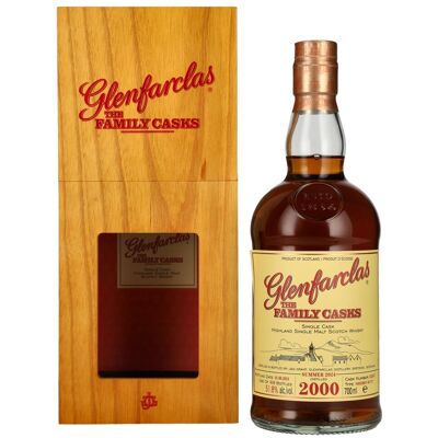 Glenfarclas THE FAMILY CASKS Single Cask SUMMER 2024 Sherry Butt #3287 2000 51,8% Vol. 0,7l in Holzkiste Glenfarclas THE FAMILY CASKS Single Cask SUMMER 2024 Sherry Butt #3287 2000 51,8% Vol. 0,7l in Holzkiste