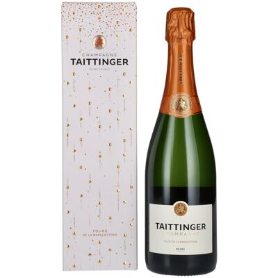 Taittinger Champagne Folies de la Marquetterie 12,5% Vol. 0,75l in geschenkverpakking Taittinger Champagne Folies de la Marquetterie 12,5% Vol. 0,75l in geschenkverpakking