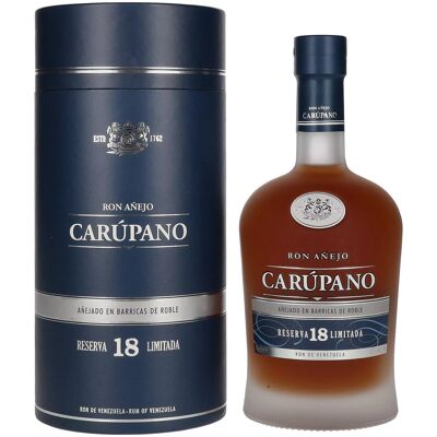 Ron Carúpano Ron Añejo Carúpano Reserva 18 Limitada 40% Vol. 0,7l in geschenkverpakking Ron Carúpano Ron Añejo Carúpano Reserva 18 Limitada 40% Vol. 0,7l in geschenkverpakking