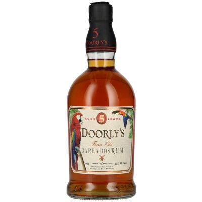 Doorly's Barbados Rum Doorly's 5 Years Old Fine Old Barbados Rum 40% Vol. 0,7l Doorly's Barbados Rum Doorly's 5 Years Old Fine Old Barbados Rum 40% Vol. 0,7l