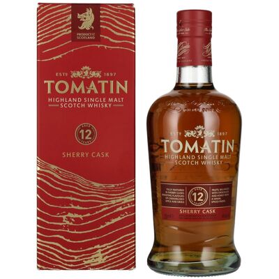 Tomatin Whisky Tomatin 12 Years Old SHERRY CASK 40% Vol. 0,7l in geschenkverpakking Tomatin Whisky Tomatin 12 Years Old SHERRY CASK 40% Vol. 0,7l in geschenkverpakking