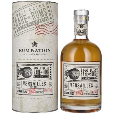 Rum Nation Rare Rums VERSAILLES 2007/2024 58,2% Vol. 0,7l in geschenkverpakking Rum Nation Rare Rums VERSAILLES 2007/2024 58,2% Vol. 0,7l in geschenkverpakking