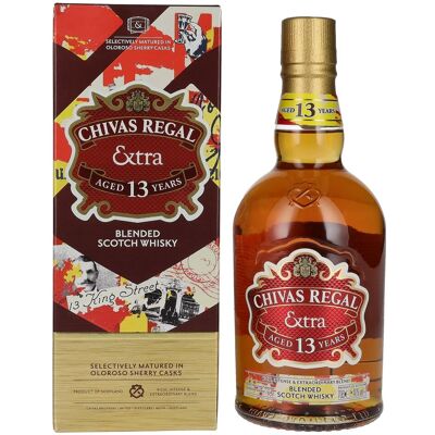 Chivas Regal EXTRA 13 Years Old OLOROSO SHERRY CASKS Finish 40% Vol. 0,7l in geschenkverpakking Chivas Regal EXTRA 13 Years Old OLOROSO SHERRY CASKS Finish 40% Vol. 0,7l in geschenkverpakking