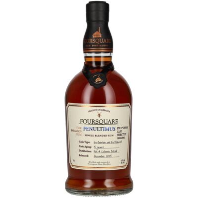Foursquare rum Foursquare 15 Years Old Exceptional Cask SELECTION MARK XXX PENULTIMUS 2025 57% Vol. 0,7l Foursquare rum Foursquare 15 Years Old Exceptional Cask SELECTION MARK XXX PENULTIMUS 2025 57% Vol. 0,7l