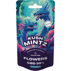 Canntropy Bloemen Kush Mintz, 30 %, 1 G - 100 G 3 Gram Canntropy Bloemen Kush Mintz, 30 %, 1 G - 100 G 3 Gram