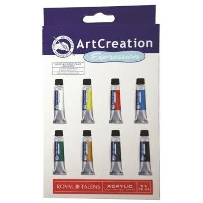 A C Expression Basicset Acrylverf Set 8 Tubes 12Ml A C Expression Basicset Acrylverf Set 8 Tubes 12Ml