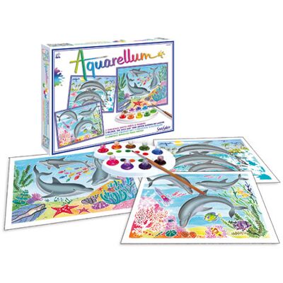 Sentosphère - Aquarellum "Dauphins" Sentosphère - Aquarellum "Dauphins"