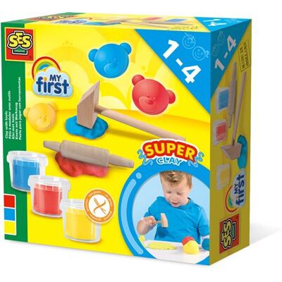 SES Creative My first - Klei met tools 3x90gr SES Creative My first - Klei met tools 3x90gr