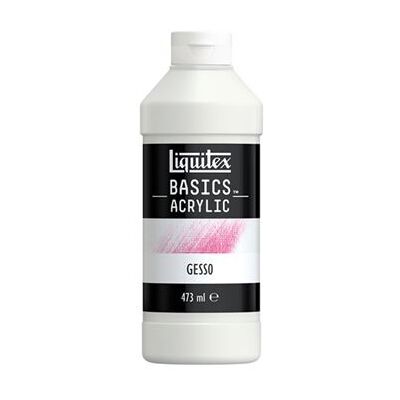 Liquitex Basics - Gesso - voor acrylverf - 473 ml Liquitex Basics - Gesso - voor acrylverf - 473 ml