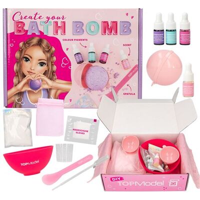 Top Model Tekenen en kleuren voor kinderen DIY-set badbruisballen Beauty and Me Top Model Tekenen en kleuren voor kinderen DIY-set badbruisballen Beauty and Me