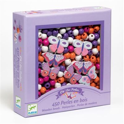 Djeco Creatiefspel Perles En Bois Papillon - Creatief Speelgoed Djeco Creatiefspel Perles En Bois Papillon - Creatief Speelgoed