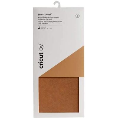 4-pak vellen Cricut Joy Smart Label 13,9 x 30,4 cm Bruin Kraft 4-pak vellen Cricut Joy Smart Label 13,9 x 30,4 cm Bruin Kraft