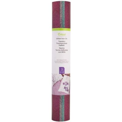 3-pack strijkvellen Cricut Glam Squad Glitter 3-pack strijkvellen Cricut Glam Squad Glitter