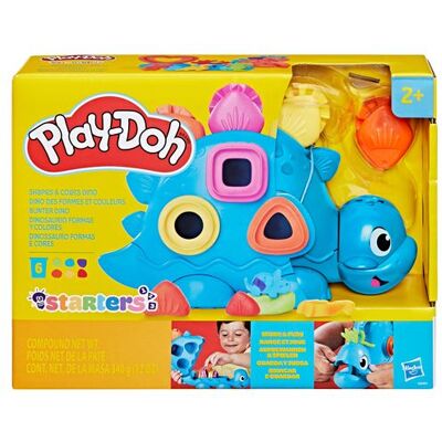 Kneedbare klei Play Doh Starters Dino met vormen en kleuren Kneedbare klei Play Doh Starters Dino met vormen en kleuren