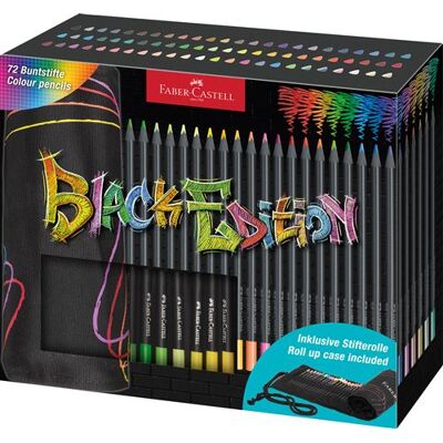 Roletui 72 kleurpotloden Faber-Castell Black Edition Roletui 72 kleurpotloden Faber-Castell Black Edition