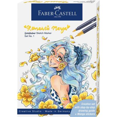 Tekenset Faber-Castell Goldfaber Romantic Manga Collection No. 1 Tekenset Faber-Castell Goldfaber Romantic Manga Collection No. 1