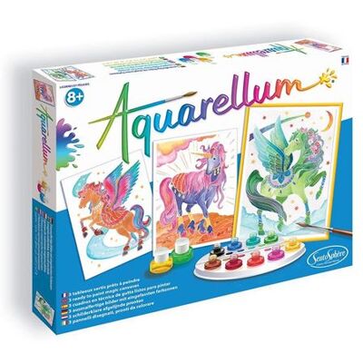 SentoSphère SentoSphere Aquarellum Eenhoorn en Pegasus creatieve kit SentoSphère SentoSphere Aquarellum Eenhoorn en Pegasus creatieve kit