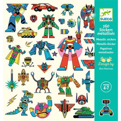 Creatief spel Djeco Stickers Robots Creatief spel Djeco Stickers Robots