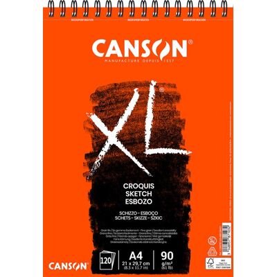 CANSON CROQUIS XL BLOC SPI 90G A4 CANSON CROQUIS XL BLOC SPI 90G A4