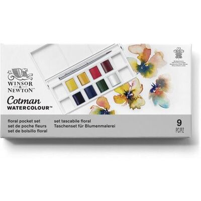 Aquarel Winsor & Newton Zakset Bloemen Cotman x 8 Aquarel Winsor & Newton Zakset Bloemen Cotman x 8