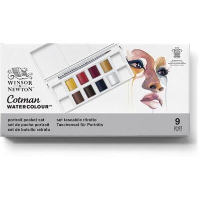 Aquarel Winsor & Newton Zakset Portret Cotman x 8 Aquarel Winsor & Newton Zakset Portret Cotman x 8