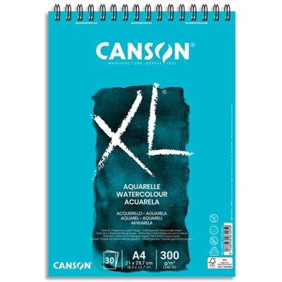 CANSON BLOC AQUARELLE XL A4 CANSON BLOC AQUARELLE XL A4