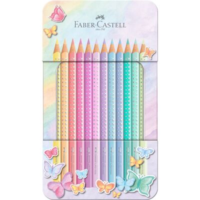 Doos met 12 Faber-Castell Pastelpotloden Doos met 12 Faber-Castell Pastelpotloden