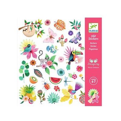 Stickers Djeco Papier Paradijs 160 stuks Stickers Djeco Papier Paradijs 160 stuks