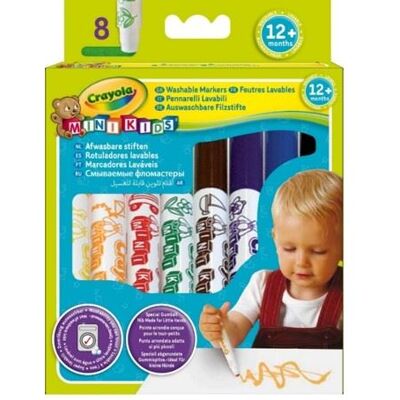 Crayola MK - 8 FEUTRES LAVABLES Crayola MK - 8 FEUTRES LAVABLES