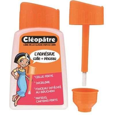 Cléopâtre Cleopatra Sterke lijm met penseel 80ml Oranje Cléopâtre Cleopatra Sterke lijm met penseel 80ml Oranje