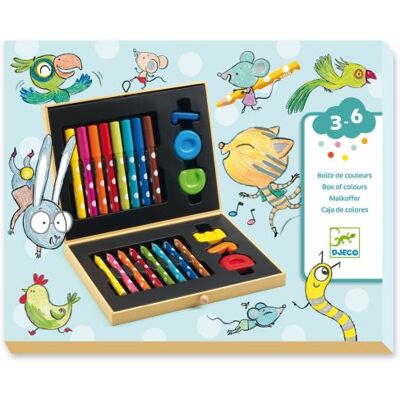 Doosje Kleuren Djeco - Creatief Speelgoed Doosje Kleuren Djeco - Creatief Speelgoed