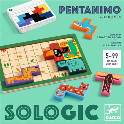 Djeco Puzzel Sologic Pentanimo Djeco Puzzel Sologic Pentanimo