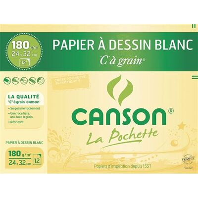 CANSON POCH 12F C A GRAIN 180G 24X32 CANSON POCH 12F C A GRAIN 180G 24X32