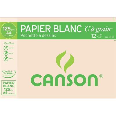 CANSON POCH 12F C A GRAIN 224G 24X32 CANSON POCH 12F C A GRAIN 224G 24X32