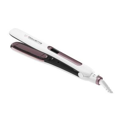 Rowenta Premium Care Brush & Straight SF7510F0 - Stijltang - white/dusty pink Rowenta Premium Care Brush & Straight SF7510F0 - Stijltang - white/dusty pink