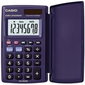 Casio HS-8VER - Zakrekenmachine - 8 cijfers - zonnepaneel, batterij Casio HS-8VER - Zakrekenmachine - 8 cijfers - zonnepaneel, batterij