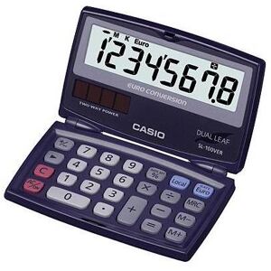 Casio SL-100VER - Zakrekenmachine - 8 cijfers - batterij, zonnepaneel Casio SL-100VER - Zakrekenmachine - 8 cijfers - batterij, zonnepaneel