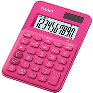 Casio MS-7UC Bureau Rekenmachine Roos Casio MS-7UC Bureau Rekenmachine Roos