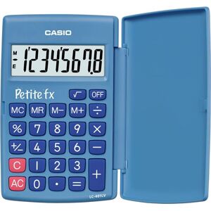 Basisschoolrekenmachine Casio Petite FX LC-401LV-BU Blauw Basisschoolrekenmachine Casio Petite FX LC-401LV-BU Blauw