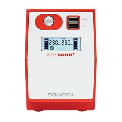 SALICRU SPS SOHO+ SPS 500 SOHO+ IEC - UPS - 230 Volt wisselstroom V - 300 Watt - 500 VA - USB - uitgangen: 4 SALICRU SPS SOHO+ SPS 500 SOHO+ IEC - UPS - 230 Volt wisselstroom V - 300 Watt - 500 VA - USB - uitgangen: 4