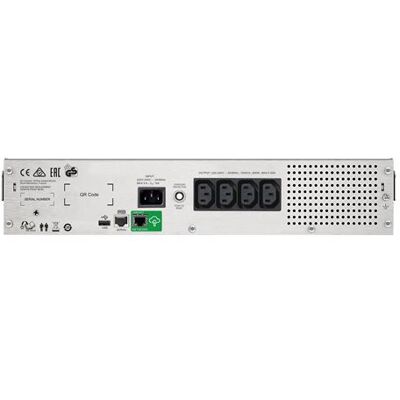 APC Smart-UPS C SMC1500I-2UC - UPS (rack-uitvoering) - 220/230/240 Volt wisselstroom V - 900 watt - 1500 VA - RS-232, USB - uitgangen: 4 - 2U - zwart - met APC SmartConnect APC Smart-UPS C SMC1500I-2UC - UPS (rack-uitvoering) - 220/230/240 Volt wisselstroom V - 900 watt - 1500 VA - RS-232, USB - uitgangen: 4 - 2U - zwart - met APC SmartConnect