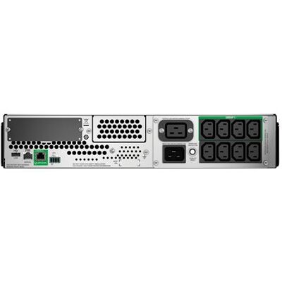 APC Smart-UPS SMT 2200VA LCD RM with SmartConnect - UPS (rack-uitvoering) - 230 Volt wisselstroom V - 1980 watt - 2200 VA - RS-232, USB - uitgangen: 9 - 2U - voor P/N: AR3003, AR3003SP, AR3006, AR3006SP, AR3103, AR3103SP, AR3106, AR3106SP, AR9300SP APC Smart-UPS SMT 2200VA LCD RM with SmartConnect - UPS (rack-uitvoering) - 230 Volt wisselstroom V - 1980 watt - 2200 VA - RS-232, USB - uitgangen: 9 - 2U - voor P/N: AR3003, AR3003SP, AR3006, AR3006SP, AR3103, AR3103SP, AR3106, AR3106SP, AR9300SP