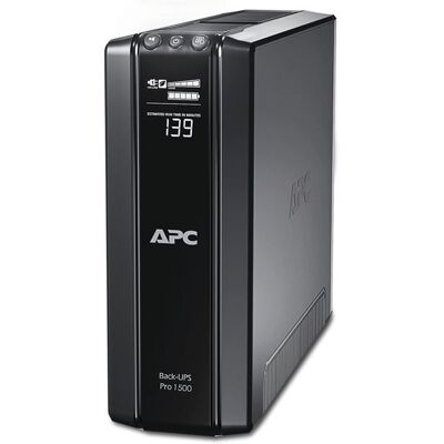 APC Back-UPS Pro 1500 - UPS - 230 Volt wisselstroom V - 865 watt - 1500 VA - RS-232, USB - uitgangen: 10 - zwart APC Back-UPS Pro 1500 - UPS - 230 Volt wisselstroom V - 865 watt - 1500 VA - RS-232, USB - uitgangen: 10 - zwart