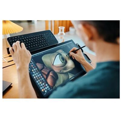 Wacom Cintiq Pro 22 - Digitizer met LCD-scherm - 47.6 x 26.8 cm - multitouch - elektromagnetisch - 8 knoppen - met bekabeling - HDMI, DisplayPort, USB-C Wacom Cintiq Pro 22 - Digitizer met LCD-scherm - 47.6 x 26.8 cm - multitouch - elektromagnetisch - 8 knoppen - met bekabeling - HDMI, DisplayPort, USB-C