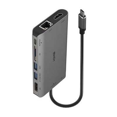 LINDY USB 3.2 Type C Laptop Mini Dock - Dockingstation - USB-C 3.2 - HDMI, DP - 1GbE LINDY USB 3.2 Type C Laptop Mini Dock - Dockingstation - USB-C 3.2 - HDMI, DP - 1GbE